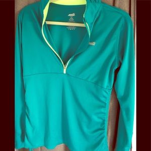 Avia workout pullover with thumb pulls